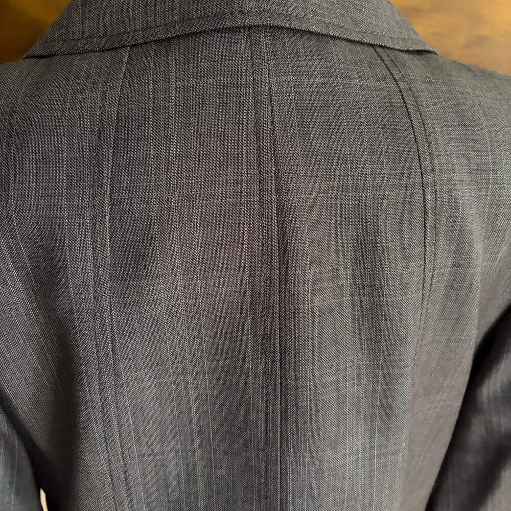 Pendleton Gray Wool Blazer Jacket Vintage Size 6 - Picture 5 of 7
